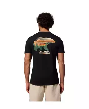 Мужская футболка Bound с принтом Columbia, черный