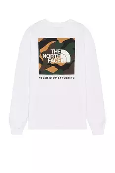 Мужская футболка Box NSE с длинным рукавом The North Face, цвет TNF White