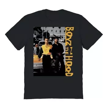 Мужская футболка Boyz N The Hood Gold Walk с рисунком Licensed Character, черный