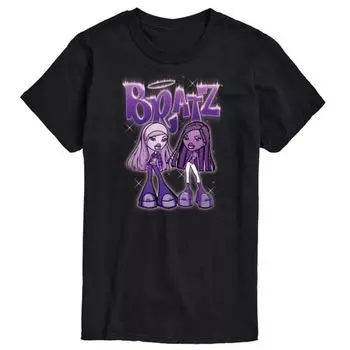 Мужская футболка Bratz с парным принтом Licensed Character, черный