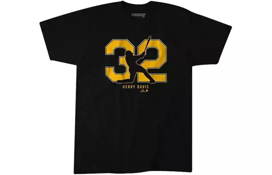Мужская футболка BreakingT Pittsburgh Pirates с рисунком Генри Дэвиса