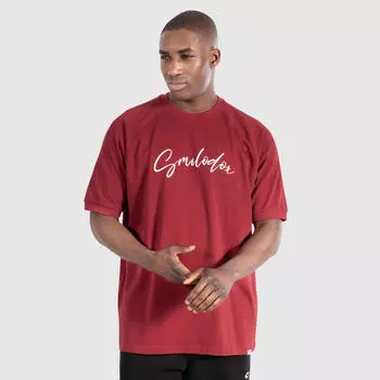 Мужская футболка Brolin Bordeaux для спорта и отдыха SMILODOX, цвет rot