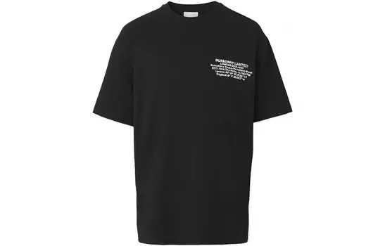 Мужская футболка Burberry, черный