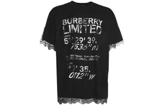 Мужская футболка Burberry, цвет Black