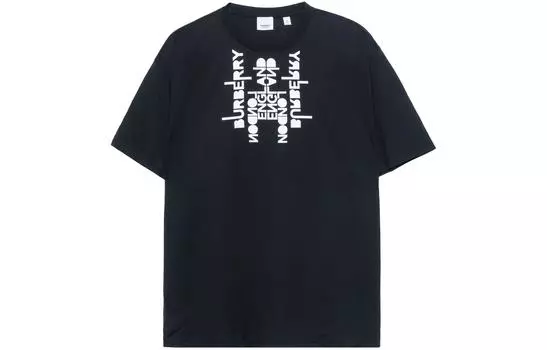 Мужская футболка Burberry, цвет Black