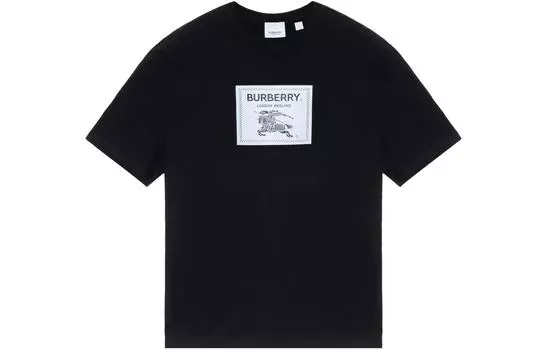 Мужская футболка Burberry, цвет Black