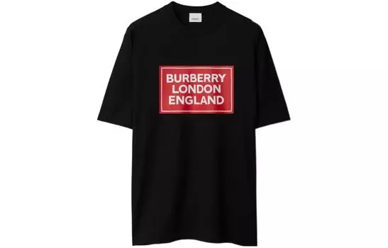 Мужская футболка Burberry, цвет Black