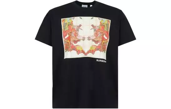 Мужская футболка Burberry, цвет Black
