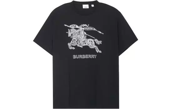 Мужская футболка Burberry, цвет Black