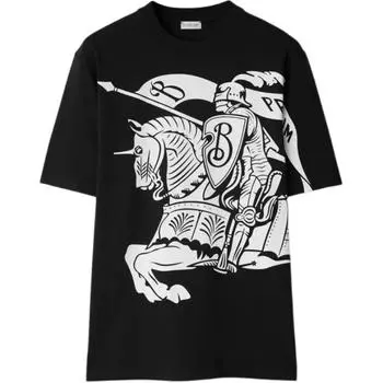Мужская футболка Burberry, цвет Black