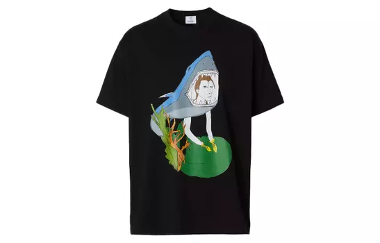 Мужская футболка Burberry, цвет Black