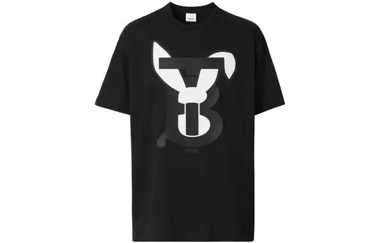 Мужская футболка Burberry, цвет Black