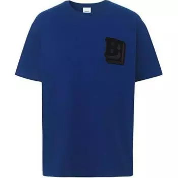 Мужская футболка Burberry, цвет Blue