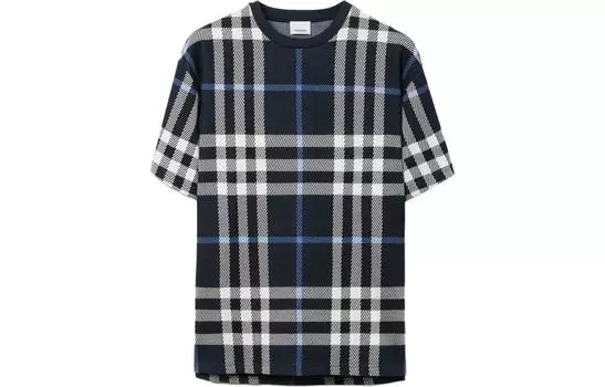 Мужская футболка Burberry, цвет Blue