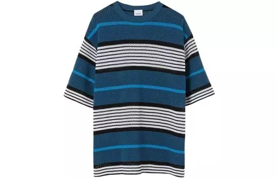 Мужская футболка Burberry, цвет Blue