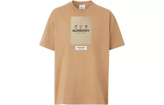 Мужская футболка Burberry, цвет Brown