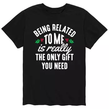 Мужская футболка «Быть родственником мне» Licensed Character