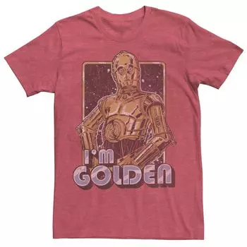 Мужская футболка C-3PO I'm Golden с графическим рисунком Star Wars