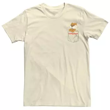 Мужская футболка Caddyshack Gopher с искусственным карманом Licensed Character