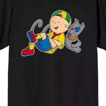 Мужская футболка Caillou Gilbert и Caillou Licensed Character