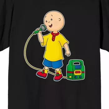 Мужская футболка Caillou Karaoke Time Licensed Character