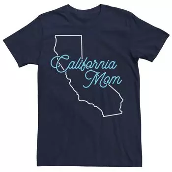 Мужская футболка California Mom Outline Licensed Character