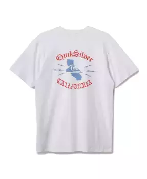 Мужская футболка California Raised с коротким рукавом Quiksilver, белый