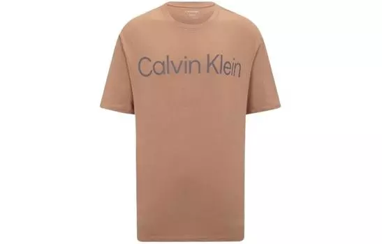 Мужская футболка Calvin Klein, цвет Beaver brown