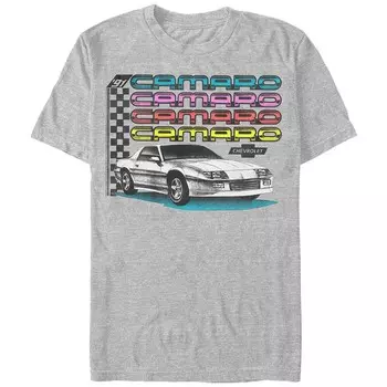 Мужская футболка Camaro '91 с графическим рисунком Licensed Character, цвет Athletic Heather