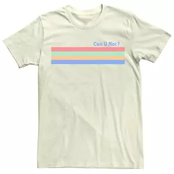 Мужская футболка Can U Not Stripes Licensed Character