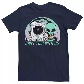 Мужская футболка Cant Trip With Us Alien Astronaut Licensed Character