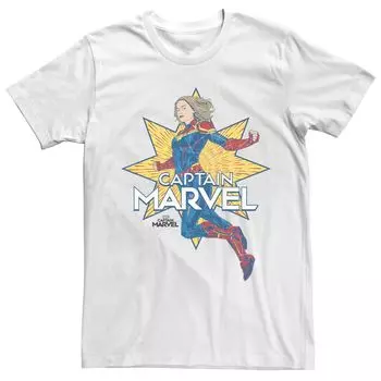 Мужская футболка Captain Marvel Star Licensed Character