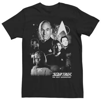 Мужская футболка Captain's Crew Star Trek Next Generation Licensed Character