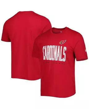 Мужская футболка Cardinal Arizona Cardinals Joint Authentic Training Huddle Up New Era, красный