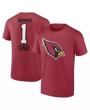 Мужская футболка Cardinal Arizona Cardinals ко Дню отца Fanatics, красный