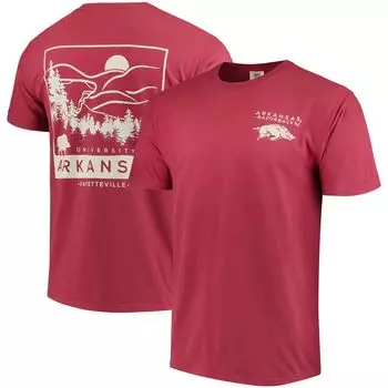 Мужская футболка Cardinal Arkansas Razorbacks Comfort Colors Local