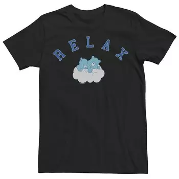 Мужская футболка Care Bears Center Bedtime Bear Relax Licensed Character, черный