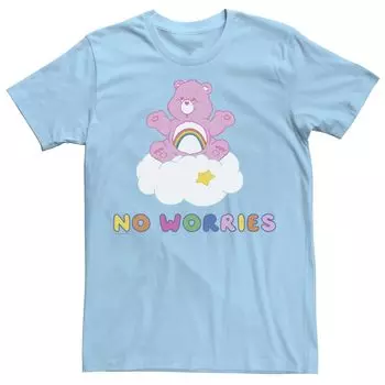 Мужская футболка Care Bears Не беспокойтесь с футболкой Cheer Bear Licensed Character