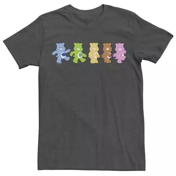 Мужская футболка Care Bears Walk Groupshot Licensed Character, цвет Charcoal Heather