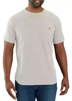 Мужская футболка Carhartt с короткими рукавами и карманами Force, цвет Malt