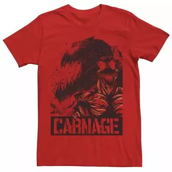 Мужская футболка Carnage Shadow Marvel