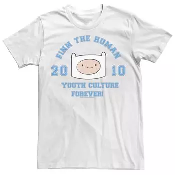 Мужская футболка Cartoon Network Adventure Time Finn The Human Youth Culture Forever Licensed Character