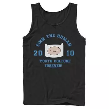 Мужская футболка Cartoon Network Adventure Time Finn The Human Youth Culture Forever Tank Licensed Character