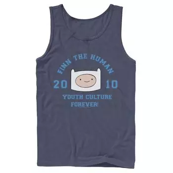 Мужская футболка Cartoon Network Adventure Time Finn The Human Youth Culture Forever Tank Licensed Character