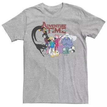 Мужская футболка Cartoon Network Adventure Time, смена пола, групповая съемка Licensed Character
