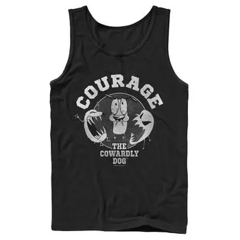 Мужская футболка Cartoon Network Courage The Cowardly Dog Ghostly Pair Tank Licensed Character