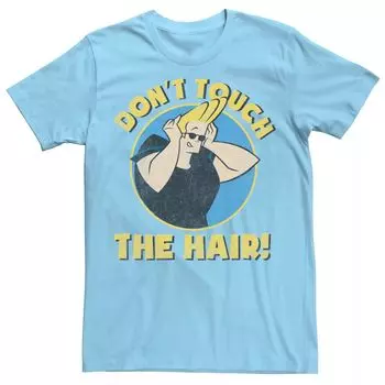 Мужская футболка Cartoon Network Johnny Bravo «Don't Touch The Hair» Licensed Character