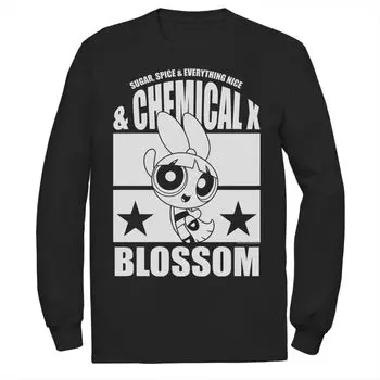 Мужская футболка Cartoon Network Powerpuff Girls Blossom Chemical X Licensed Character