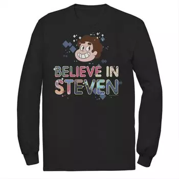 Мужская футболка Cartoon Network Steven Universe Believe In Gems Licensed Character