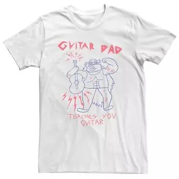 Мужская футболка Cartoon Network Steven Universe Guitar Dad Teaching You Guitar Tee Licensed Character